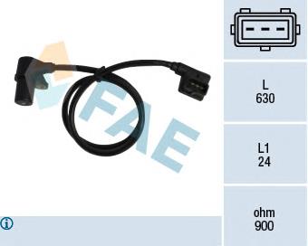 1727554 BMW sensor de posição (de revoluções de cambota)