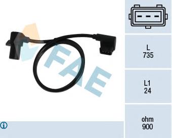 79039 FAE sensor de posição (de revoluções de cambota)