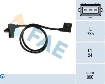 79038 FAE sensor de posição (de revoluções de cambota)