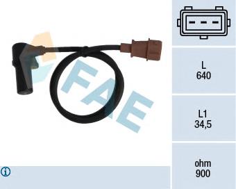 Датчик коленвала 79076 FAE