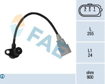 79050 FAE sensor de posição (de revoluções de cambota)