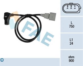 79059 FAE sensor de posição (de revoluções de cambota)