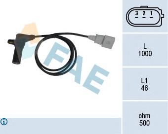 79064 FAE sensor de posição (de revoluções de cambota)