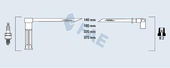 85115 FAE fios de alta voltagem, kit