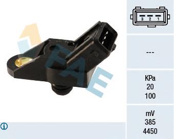 15012 FAE sensor de pressão no coletor de admissão, map