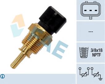 33355 FAE sensor de temperatura do fluido de esfriamento