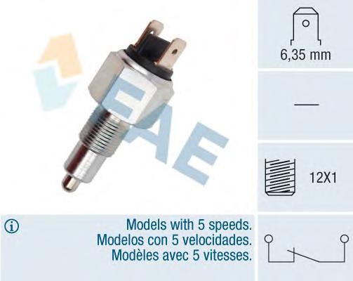 181156 Cargo sensor de ativação das luzes de marcha à ré