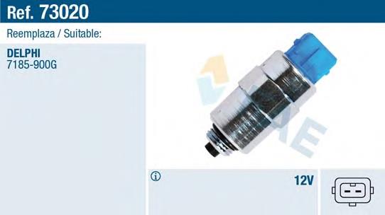 Válvula da Bomba de Combustível de Pressão Alta de corte de combustível (diesel-stop) 73020 FAE