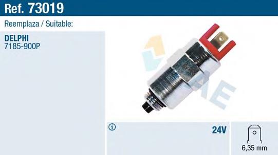 Válvula da Bomba de Combustível de Pressão Alta de corte de combustível (diesel-stop) ENT220022 Engitech