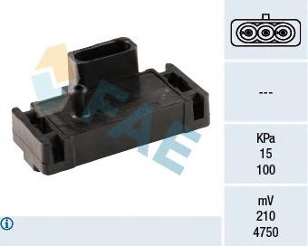 15001 FAE sensor de pressão no coletor de admissão, map