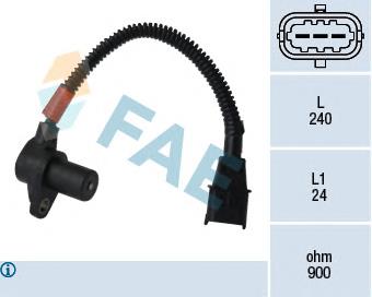 79356 FAE sensor de posição (de revoluções de cambota)