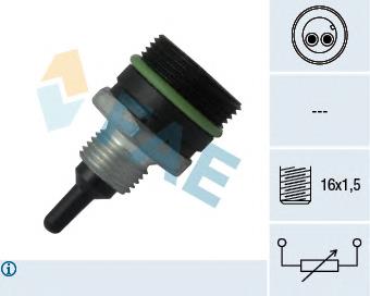 Sensor de temperatura da mistura de ar para Iveco Eurostar 