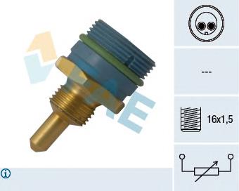 500306957 Iveco sensor de temperatura do fluido de esfriamento