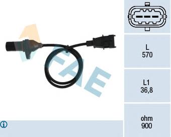 79332 FAE sensor de posição (de revoluções de cambota)