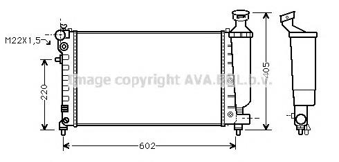 Радиатор CNA2119 AVA