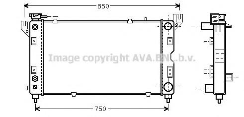 CR2028 AVA radiador de esfriamento de motor