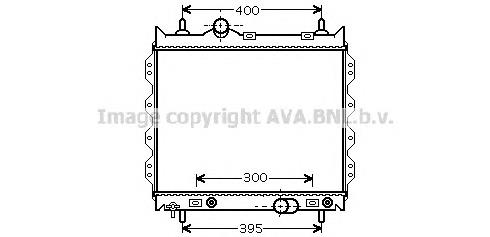 CR2072 AVA radiador de esfriamento de motor