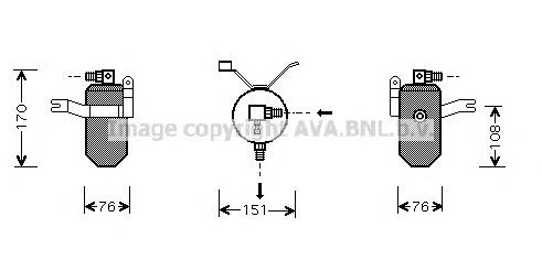 Осушитель кондиционера CND184 AVA