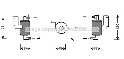 CND186 AVA ресивер-осушитель кондиционера