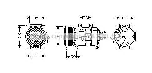 CNK250 AVA compressor de aparelho de ar condicionado