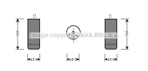 BWD063 AVA tanque de recepção do secador de aparelho de ar condicionado