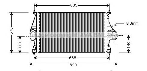 Интеркулер CN4050 AVA