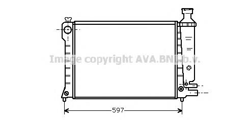 Радиатор CN2036 AVA