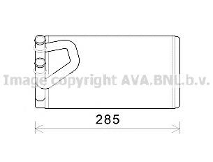 Радиатор печки DN6373 AVA
