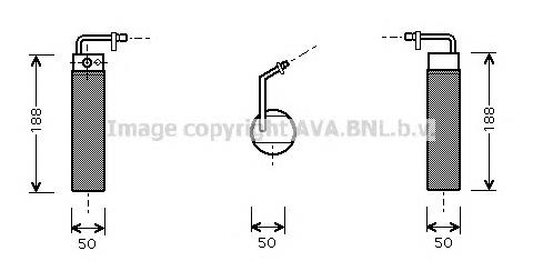 DND285 AVA ресивер-осушитель кондиционера