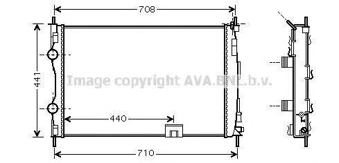 Радиатор DNA2288 AVA