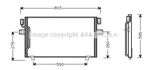 Radiador de aparelho de ar condicionado DN5186 AVA