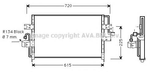 DN5166 AVA radiador de aparelho de ar condicionado