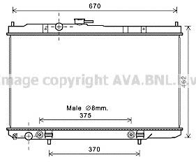 Радиатор DN2353 AVA