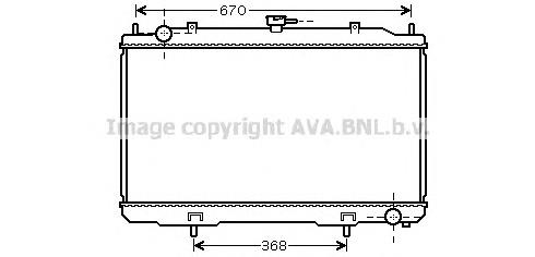 Радиатор DN2324 AVA