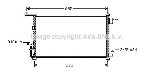 DN5332 AVA radiador de aparelho de ar condicionado