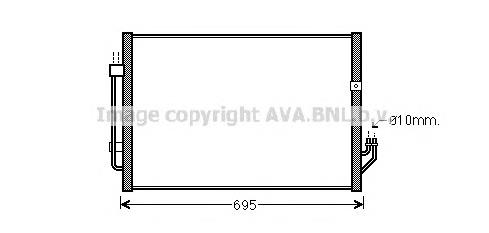 Радиатор кондиционера DN5331 AVA