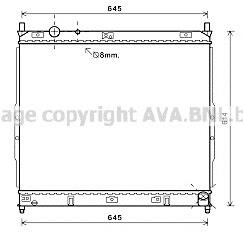 2131008151 Ssang Yong radiador de esfriamento de motor