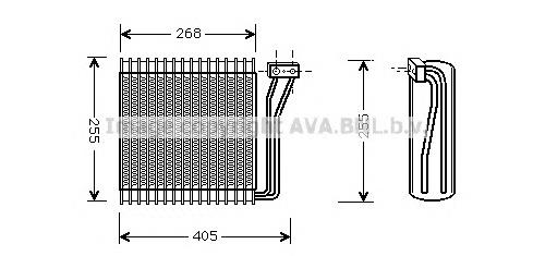 Vaporizador de aparelho de ar condicionado CRV041 AVA