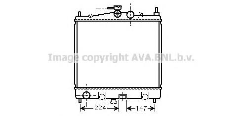 DN2210 AVA radiador de esfriamento de motor