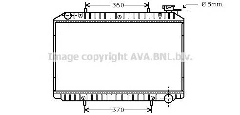 Радиатор DN2214 AVA