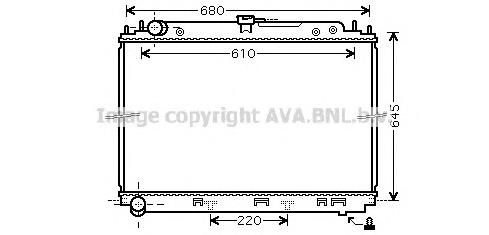 Радиатор DN2296 AVA