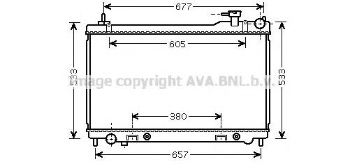 Радиатор DN2304 AVA