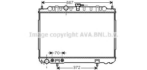 Радиатор DN2239 AVA