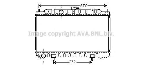 Купить DN2245 AVA Радиатор водяной