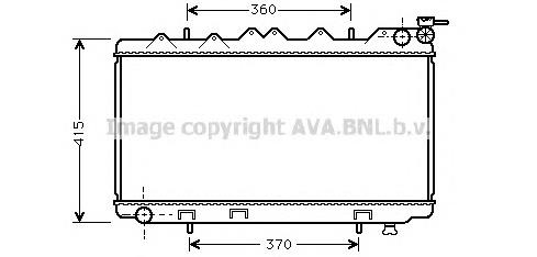 Радиатор DN2135 AVA