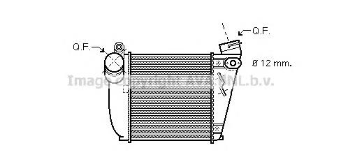 AiA4354 AVA radiador de intercooler