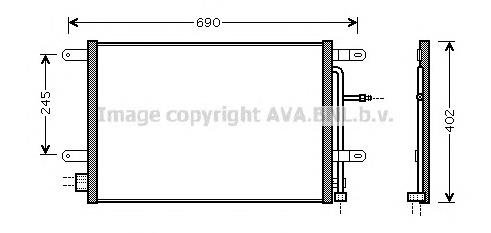 AI5238 AVA radiador de aparelho de ar condicionado