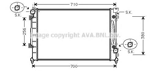 Радиатор AIA2157 AVA