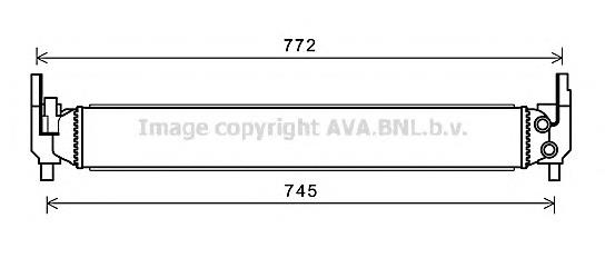 AI2346 AVA radiador de esfriamento de motor adicional