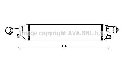 AI4358 AVA Охладитель наддувочного воздуха